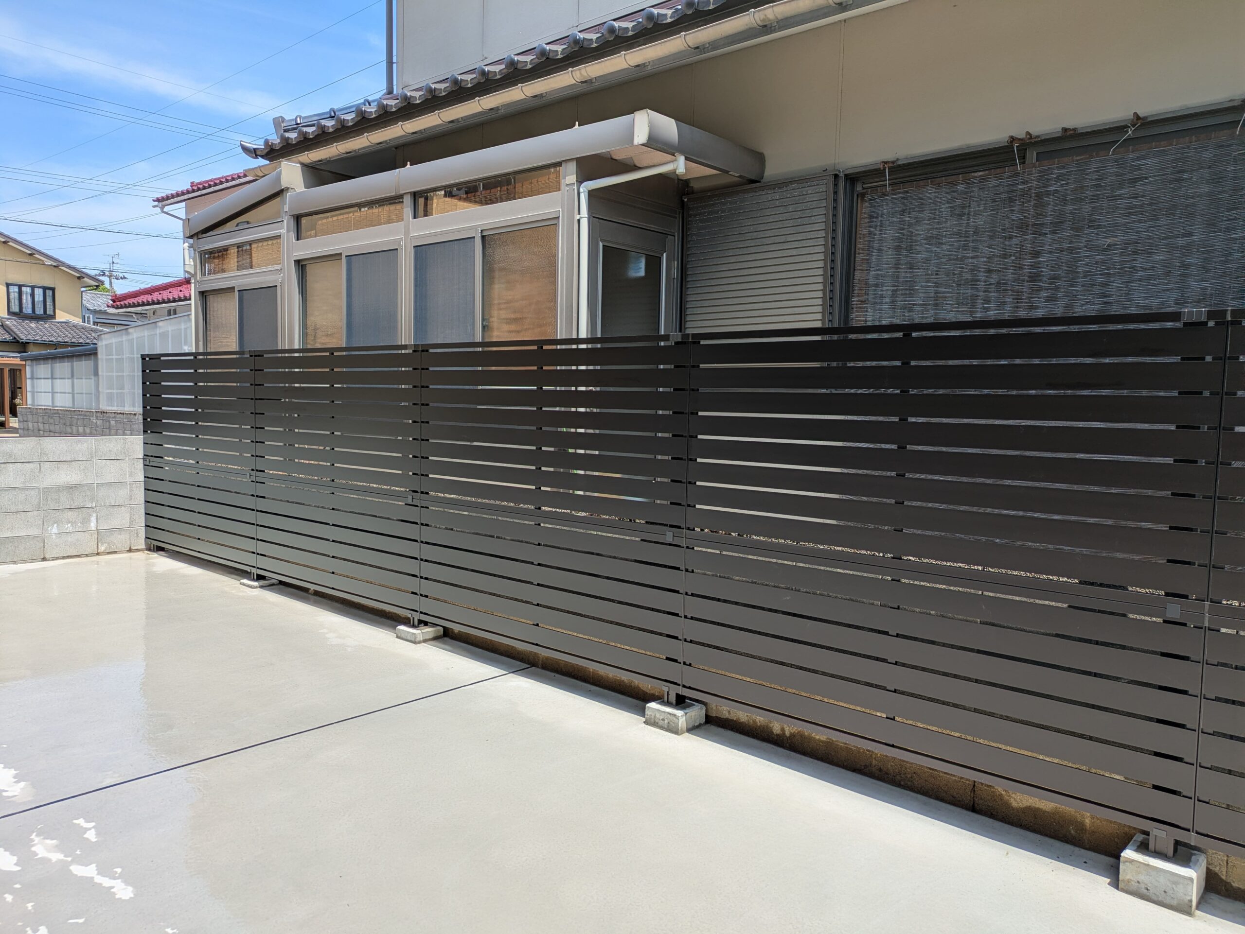 干場工業のエクステリア施工の完成例